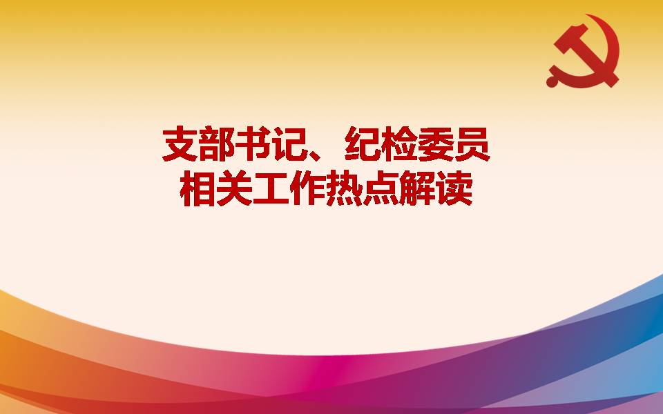 2019年支部紀(jì)檢委員兼廉政監(jiān)督員培訓(xùn)