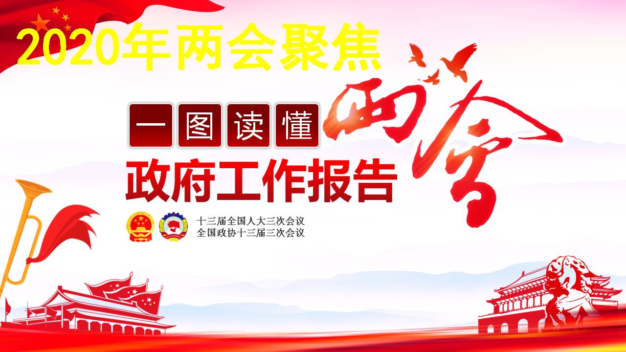 2020年一圖讀懂政府工作報(bào)告學(xué)習(xí)解讀課件a2020052605