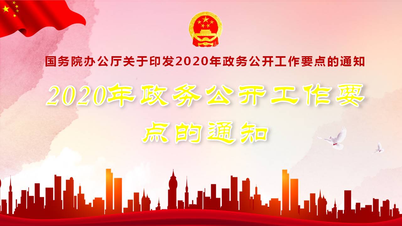 學習解讀政務公開工作要點的通知課件PPT
